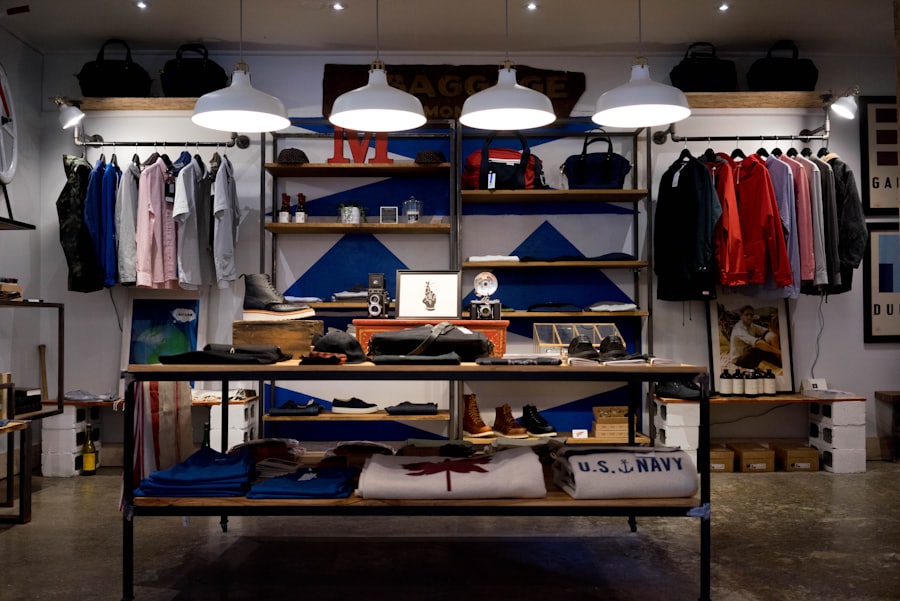 Clothing retail store interior